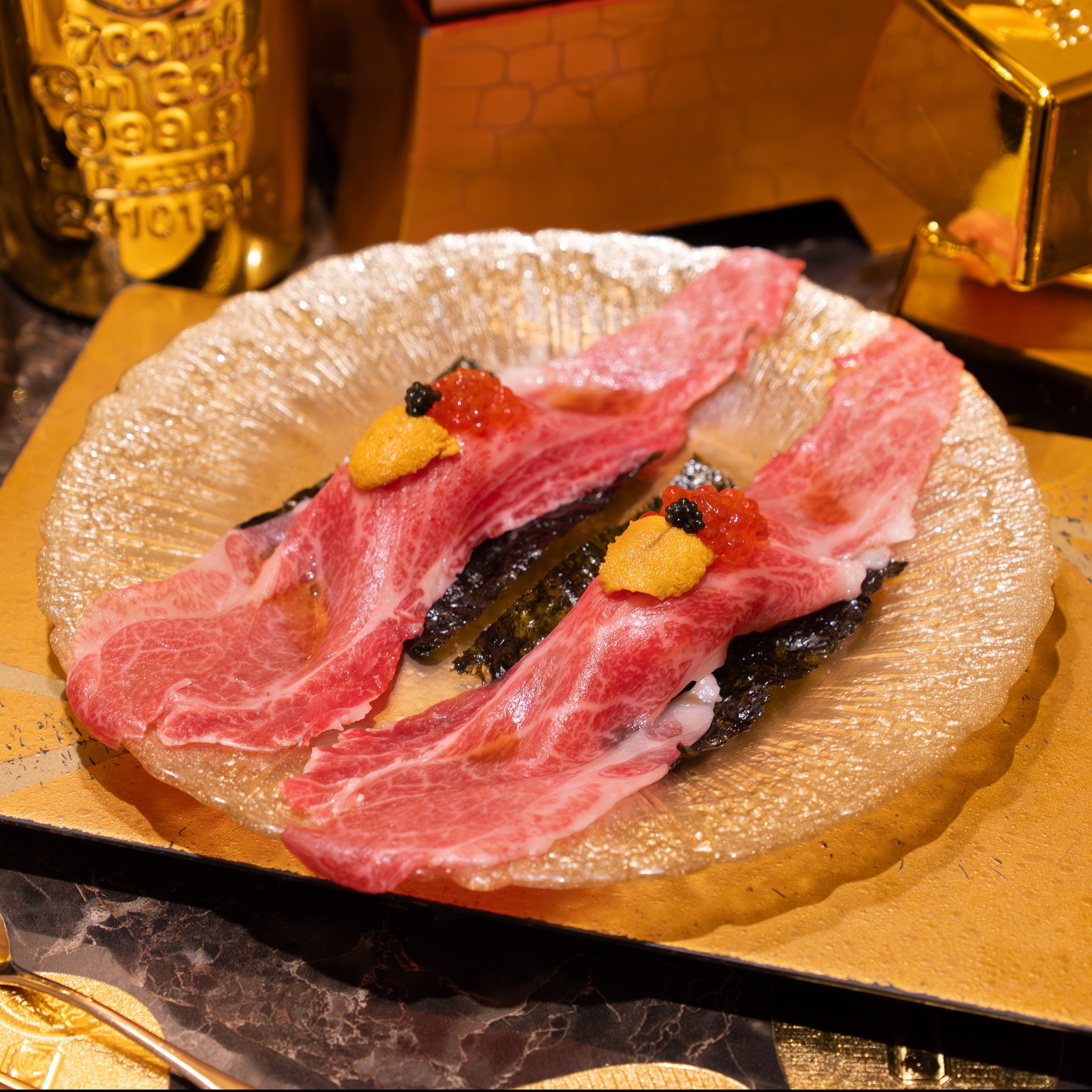 A4和牛の肉寿司(2貫)